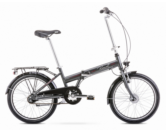 Rower miejski ROMET WIGRY 4 grafitowy