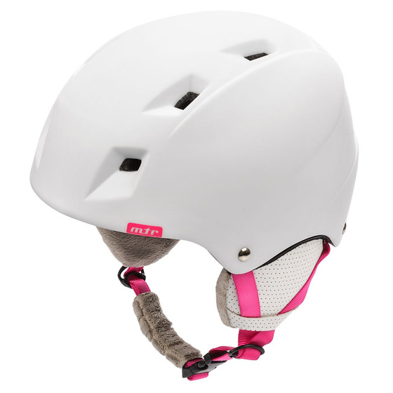 Kask narciarski Meteor KIONA biało-różowy