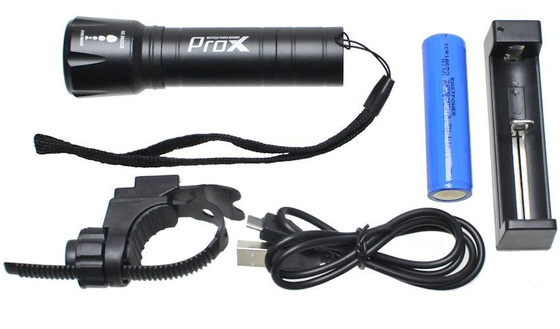 Lampka przednia PROX TORCH aku usb 500Lm