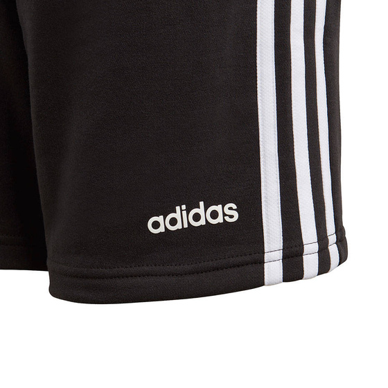 Dziecięce spodenki Adidas Essentials 3 Stripes Knit Short czarne