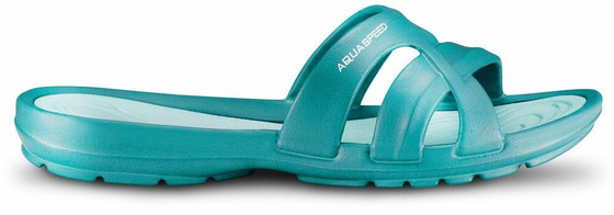 Damskie klapki AQUA SPEED Panama turkus
