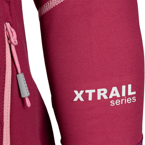 Bluza Damska  BERGSON SWIFTLAYER full zip VTX Anemone