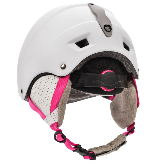 Kask narciarski Meteor KIONA biało-różowy