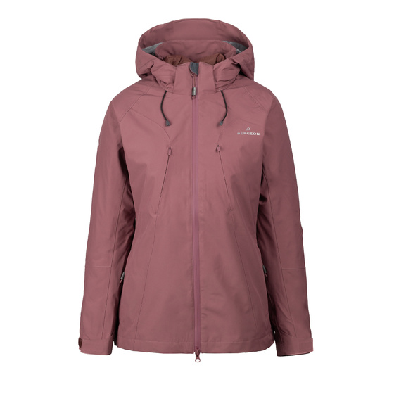 Kurtka Damska 3w1 BERGSON ALTIRA 3in1 STX Wild Ginger