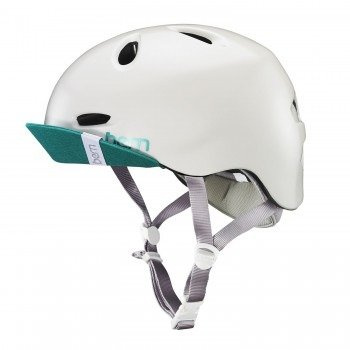 Kask damski Bern Berkeley Satin Ivory