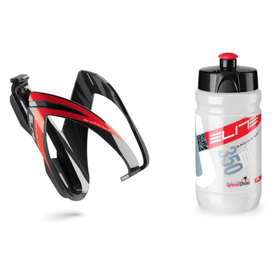 Elite Koszyk Kite Ceo + Bidon 350ml czerwony