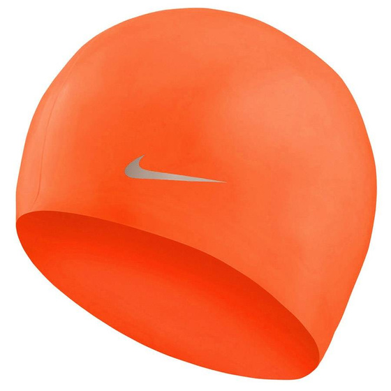 Czepek pływacki Nike Swim Solid Silicone Youth pomarańcz