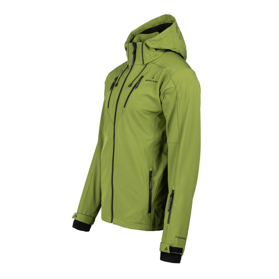 Kurtka Softshell męska BERGSON VARA SS Green