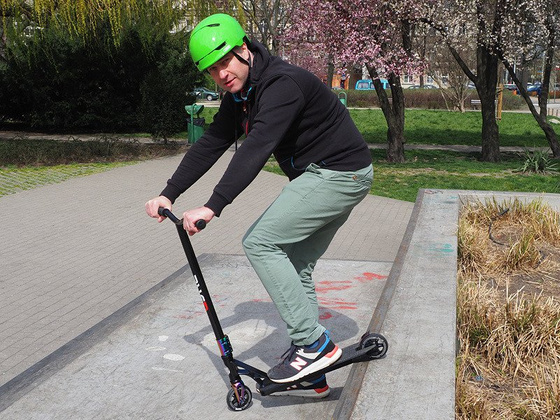 Hulajnoga wyczynowa freestyle POLSKA MARKA OSTRE ABEC-9 