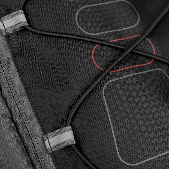 Plecak rowerowy (5 l) z odblaskami i miejscem na bukłak Spokey FUJI 924969