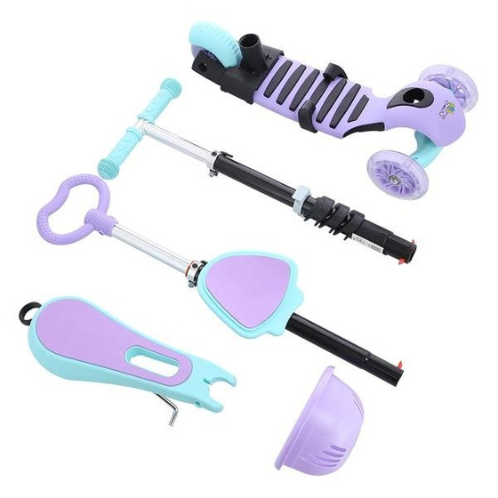 HULAJNOGA DZIECIĘCA NILS EXTREME HLB07 4w1 BLACK-MINT-PURPLE