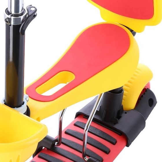 HULAJNOGA DZIECIĘCA NILS EXTREME HLB07 4w1 BLACK-YELLOW-RED
