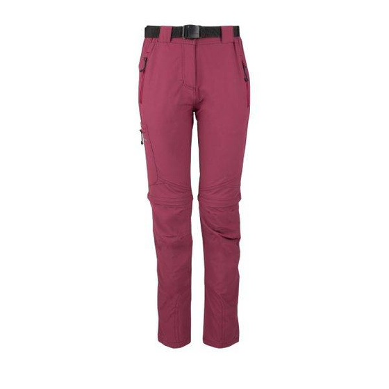  Spodnie Trekkingowe BERGSON 2w1 SNASA 4W NS 22 Zip-off Roddy Red