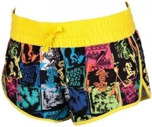 Szorty kąpielowe Arena Indios czarno żółte