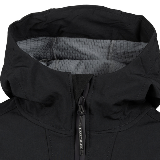 Kurtka Softshell Damska BERGSON VARA SS Blue Graphite