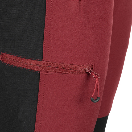 Spodnie Strechowe Damskie Bergson FLAM 4W AW25  Long Black / RED