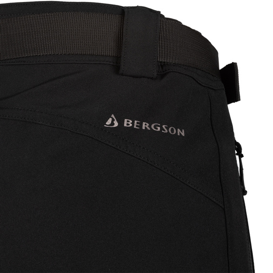 Spodnie Damskie Softshell BERGSON MONA Black