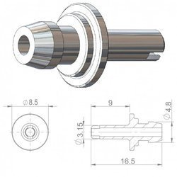 Śruba do odpowietrzania hamulców FORMULA HBP40 3.15mm