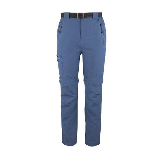 Męskie spodnie Trekkingowe Bergson GARTLAND NS 4W 22 Zip-off Denim