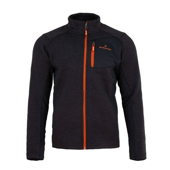 Męska bluza polarowa BERGSON DALBY WRP black
