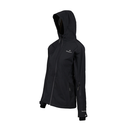 Kurtka Softshell Damska BERGSON VARA SS Blue Graphite