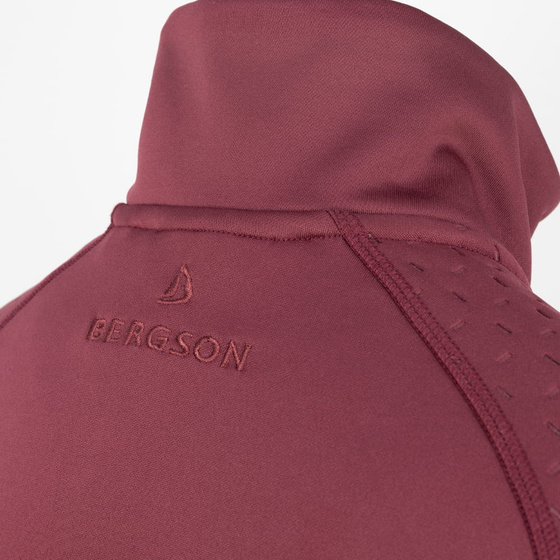 Bluza damska Bergson AEGIS BS VERSA-TEX burgundy