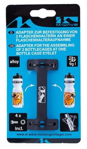 Adapter M-Wave na 2 koszyki bidonu