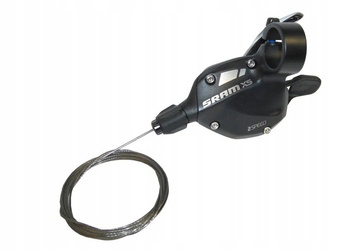 Manetka rowerowa Sram X5 Trigger 3-rz przednia czarna lewa