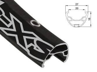 Obręcz MTB 26" x36 hamulec tarczowy ALX-SX4436