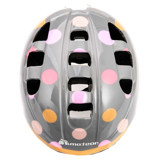 Kask rowerowy dziecięcy Meteor MA-2 DOTS
