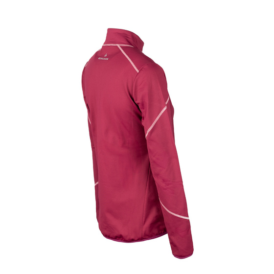 Bluza Damska  BERGSON SWIFTLAYER half zip VTX Anemone