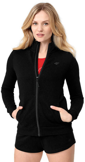 Damska bluza dresowa 4F H4L22 BLD351 czarna