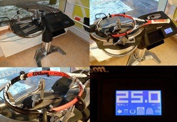 Naciągnięcie rakiety do SQUASHA