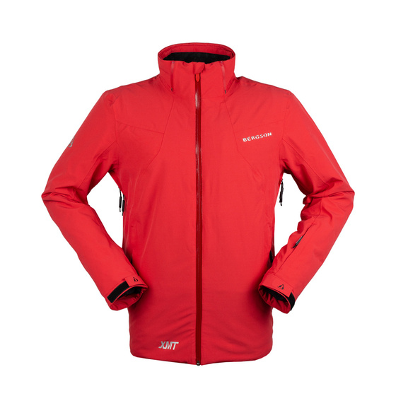 Męska kurtka narciarska BERGSON CARBON XMT Chinese Red