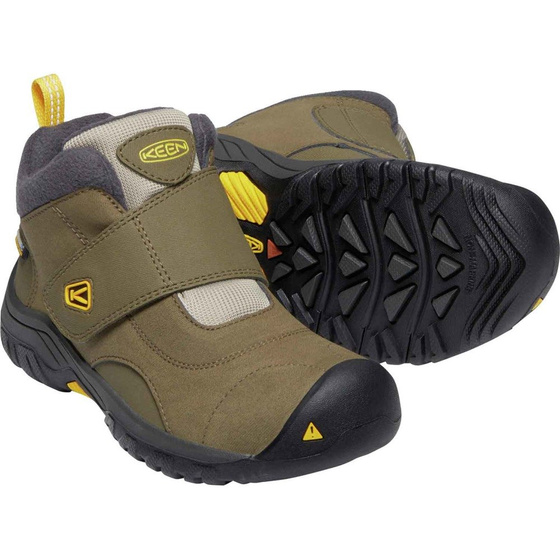 Dziecięce buty trekkingowe KEEN KOOTENAY II WP canteen/gold