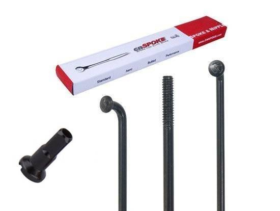 Szprycha CNSpoke STD14 2.0 252 mm stalowa czarna + nypel 