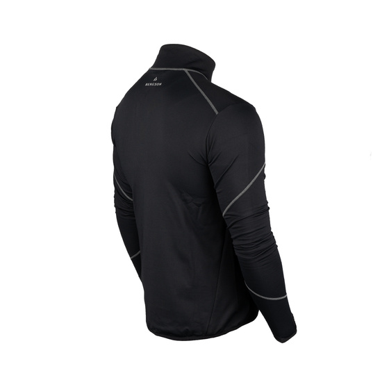Bluza Męska  BERGSON SWIFTLAYER full zip VTX Black