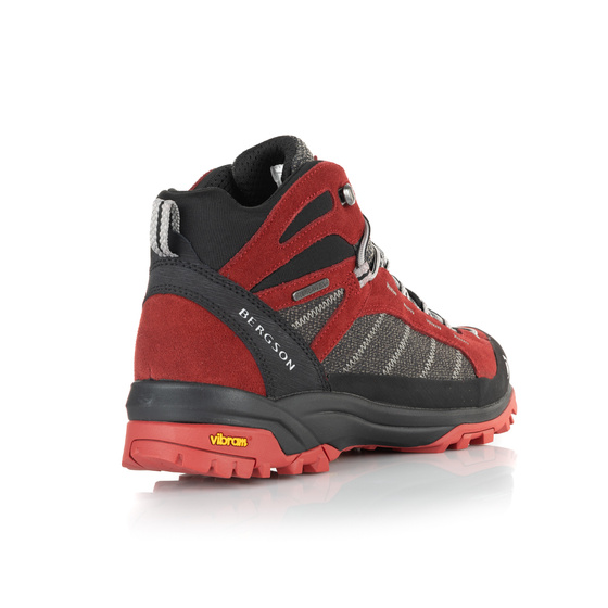 Męskie buty hikingowe BERGSON KADAM Mid STX AW25 red
