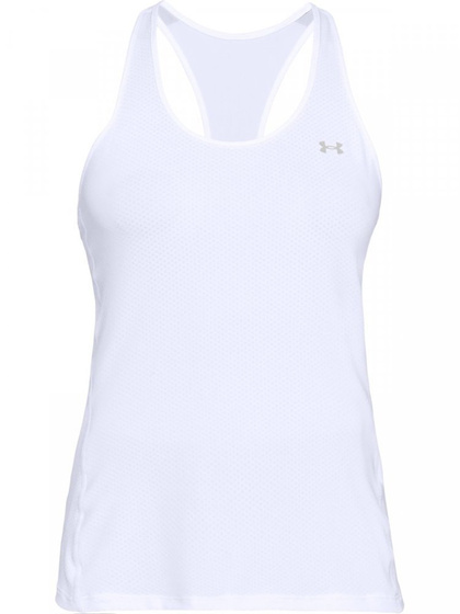Damski top treningowy UA HG ARMOUR RACER TANK biały