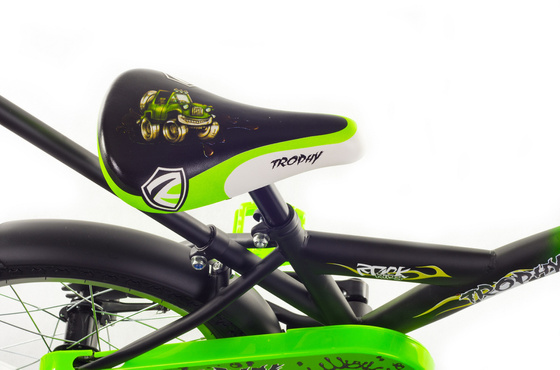 Rower dziecięcy Rock Kids TROPHY 16" black/green