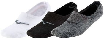 Skarpetki stopki Mizuno Super Short czar/sza/białe