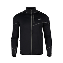 Bluza Męska  BERGSON SWIFTLAYER full zip VTX Black