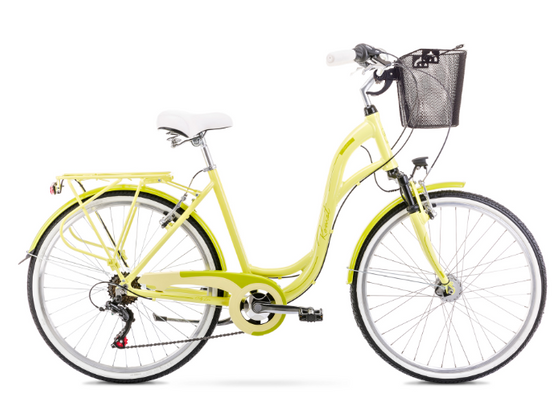 Rower miejski ROMET Symfonia 1 jasnozielony