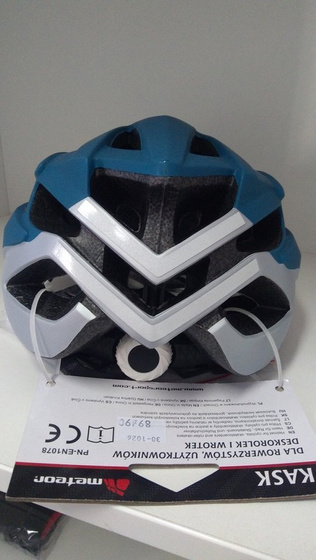 Kask rowerowy METEOR MARVEN morski/szary
