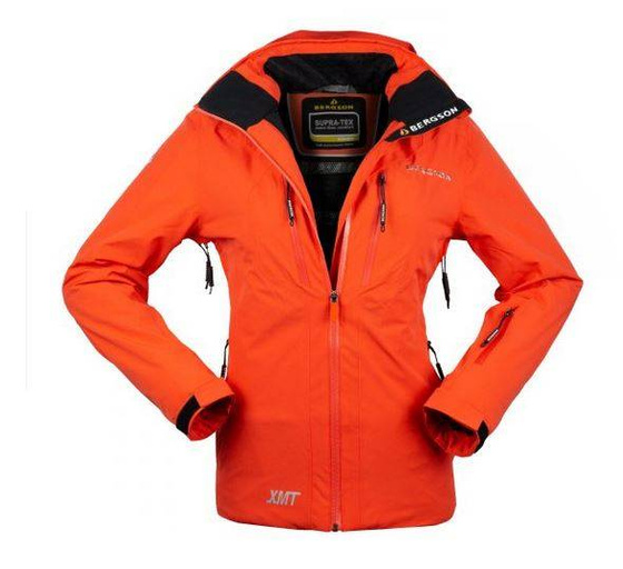 Kurtka damska narciarska Bergson VIVO XMT orange
