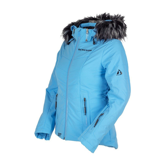 Damska kurtka narciarska BERGSON SNOWSWIFT STX Blue