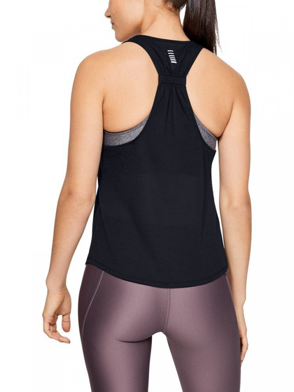 Damska koszulka top do biegania UNDER ARMOUR SPEED STREAKER 2.0 RACE czarna