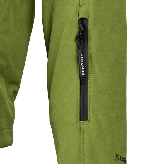 Kurtka Softshell męska BERGSON VARA SS Green