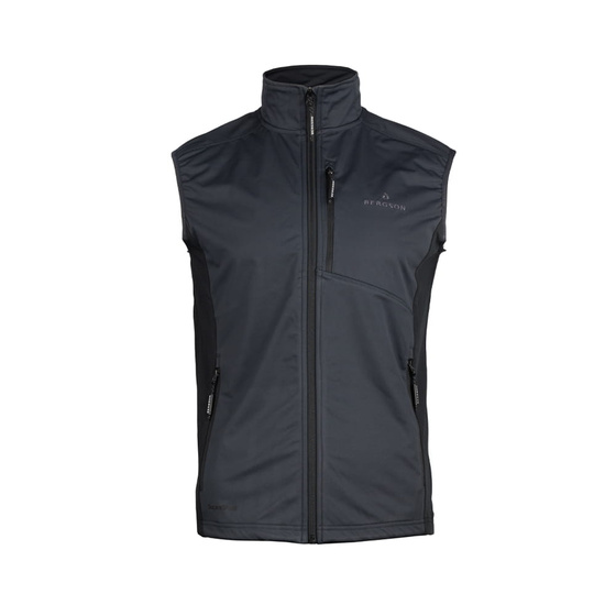 Kamizelka Bezrękawnik Softshell Męski BERGSON RAPID SS Anthracite