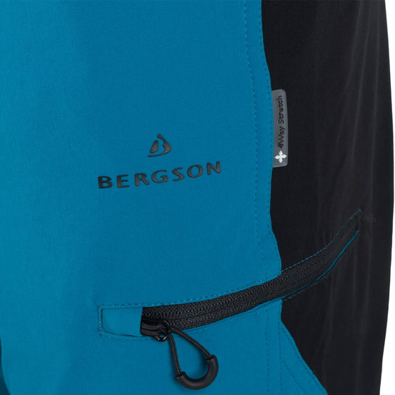Męskie spodnie Trekkingowe Bergson ASKOY Crystal Teal